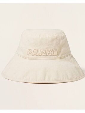 Parke x Target, Canvas Embroidered Bucket Hat, cream color, NWT in sealed bag